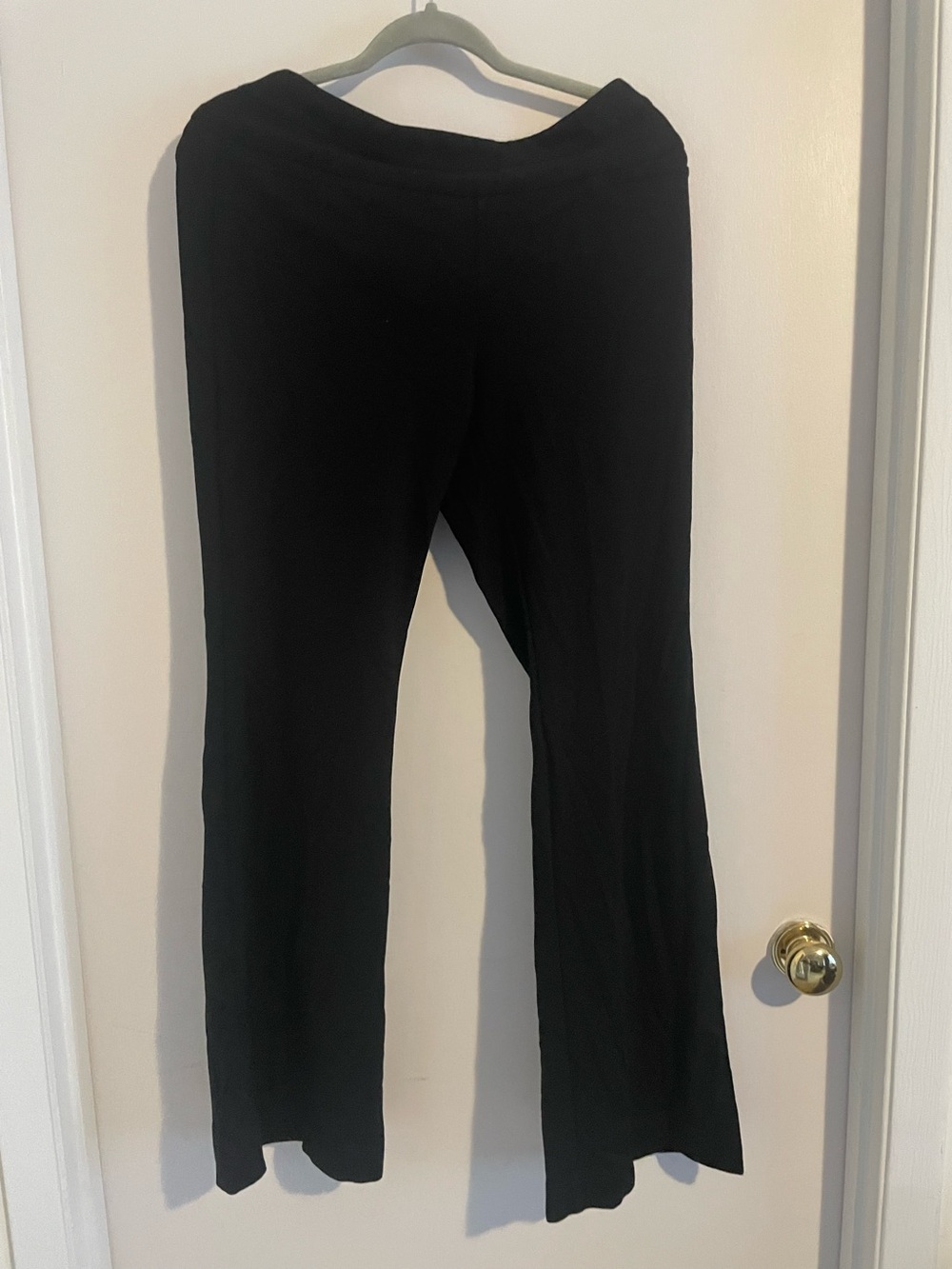 CAbi Black Bootcut Ponte Pants Sz 12 EUC (387)